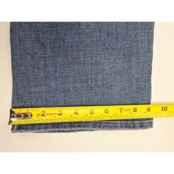 Levi's Size 33X32 Womens Curvy Bootcut Blue Denim 5 Pocket Logo Tag Jeans - Picture 6 of 14